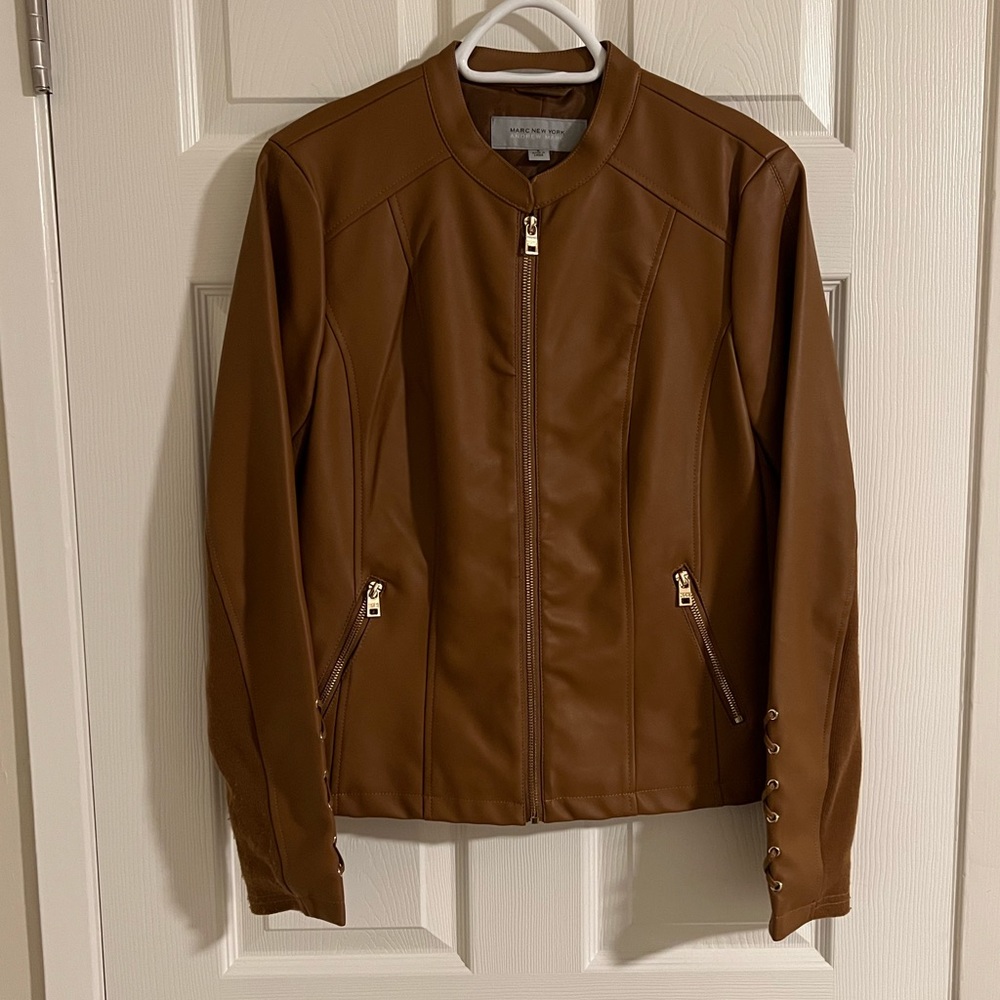 NWOT Faux Leather Jacket